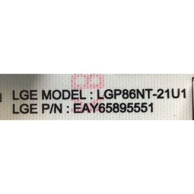 FUENTE PARA TV LG NUMERO DE PARTE EAY65895551 / LGP86NT-21U1 / EPCD31CB1A / 3PCR02852A / PANEL NC860TQF-AAKH1 / MODELO 86UP8770PUA.BUSYLKR / 86UP8770PUA - Imagen 3